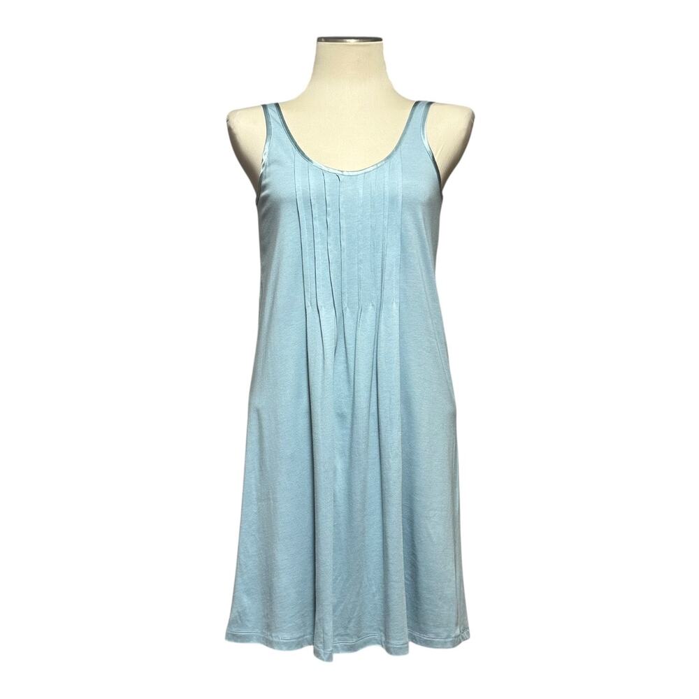 Mara Intimates Pima Cotton Modal Sleeveless Nightgown Blue XS